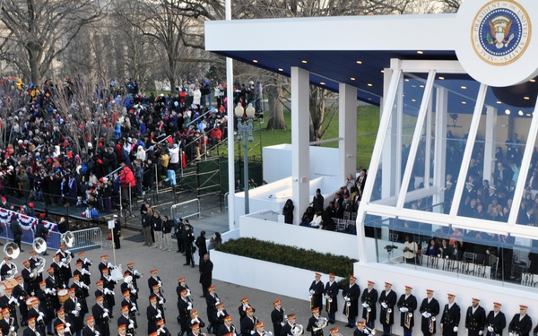 'Pershing's Own' perform at inaugural parade