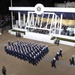 US Coast Guardsmen salute President Barack Obama