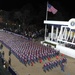 Cadets from Virginia Military Institute salute President