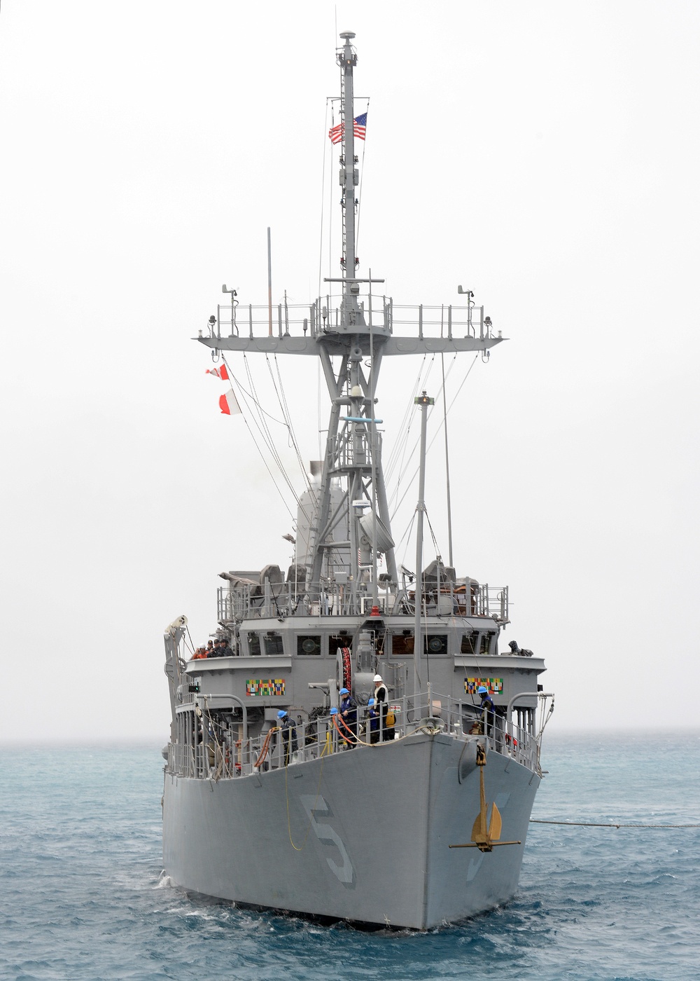 USS Guardian arrives in Okinawa