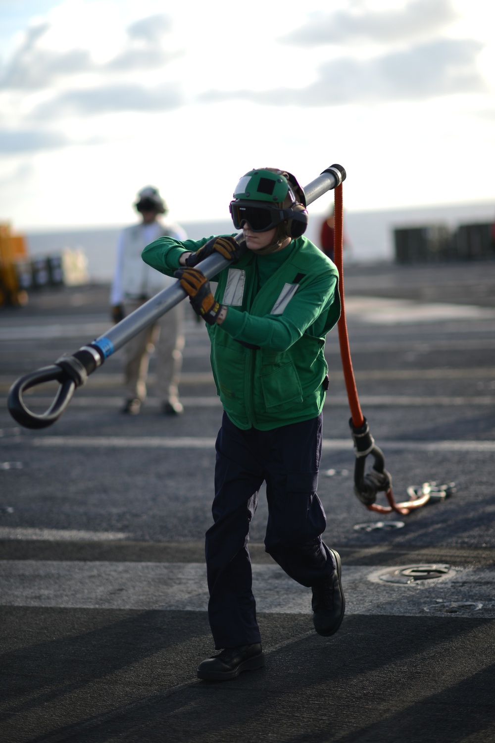 USS George H.W. Bush ammunition onload