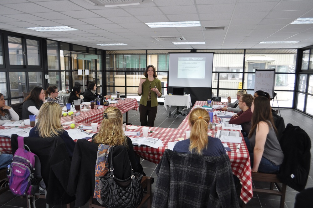 Military spouses conducts training to be become more resiliency