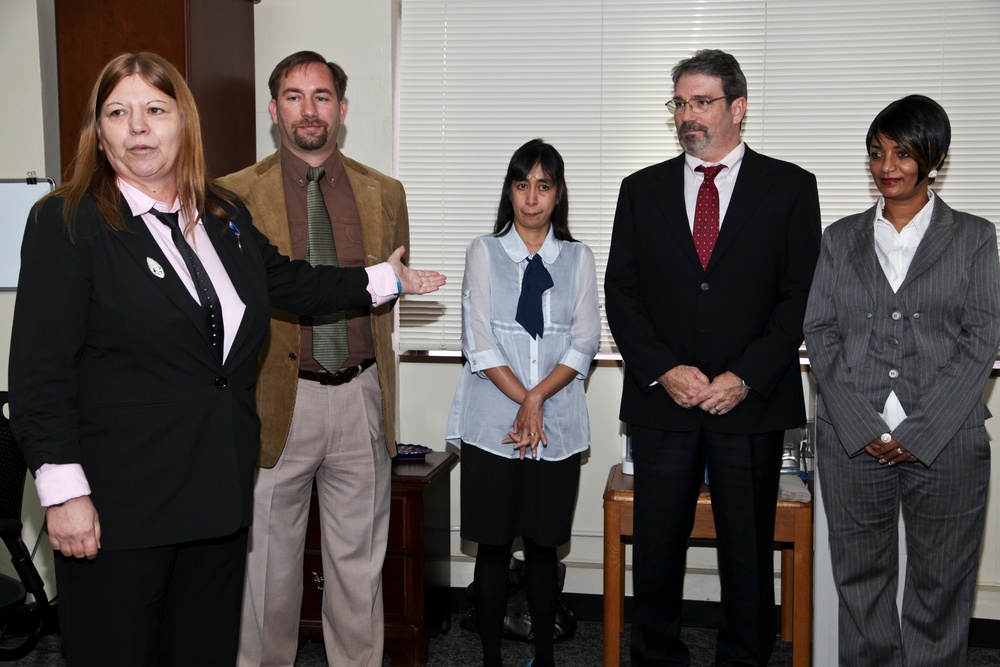 Analyst recognized for outstanding service