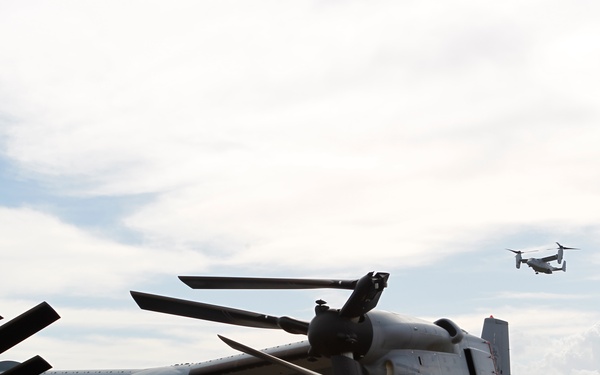 MV-22 Ospreys conduct training in the Philippines