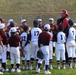 Youth baseball players learn from professionals