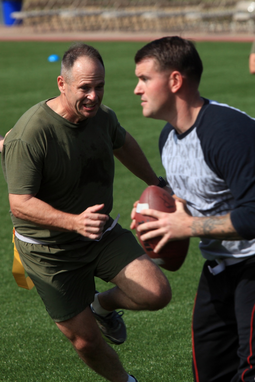 Flag football at Camp Pendleton