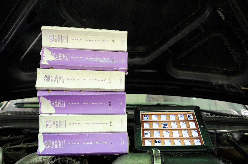 8th Logistics Readiness Squadron upgrades with tablets