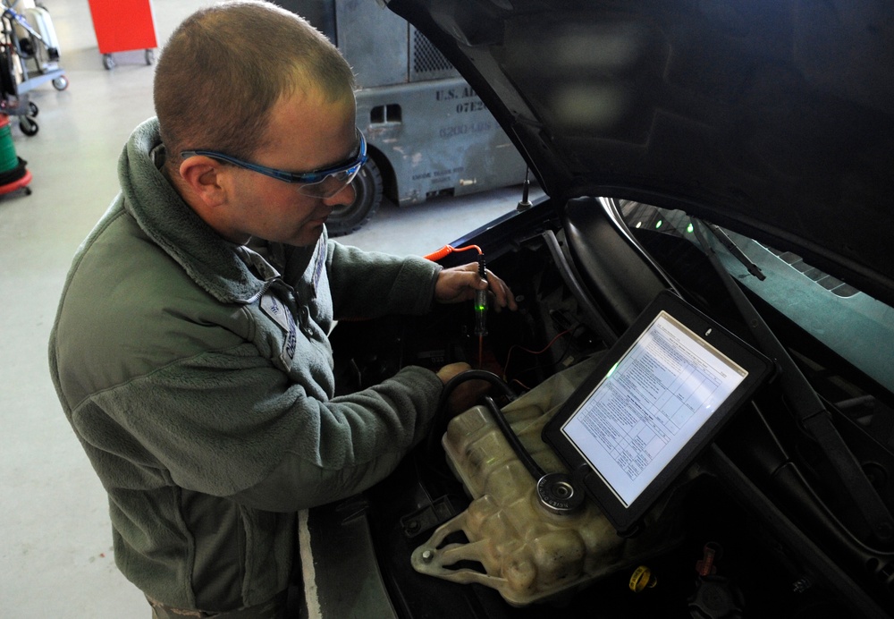 8th Logistics Readiness Squadron upgrades with tablets