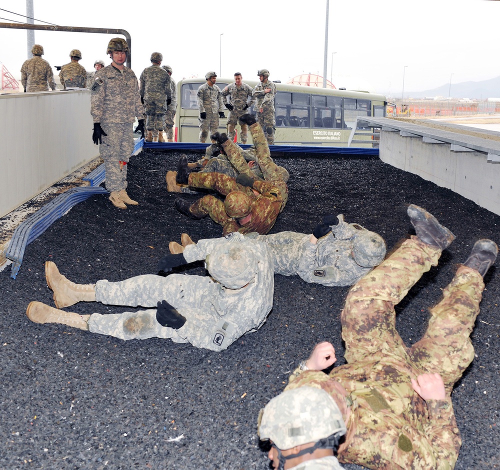 Jump training in Aviano