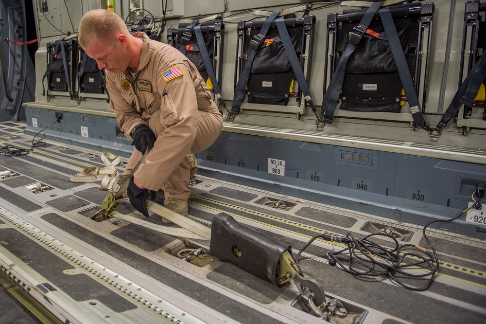 Preparing the cargo area