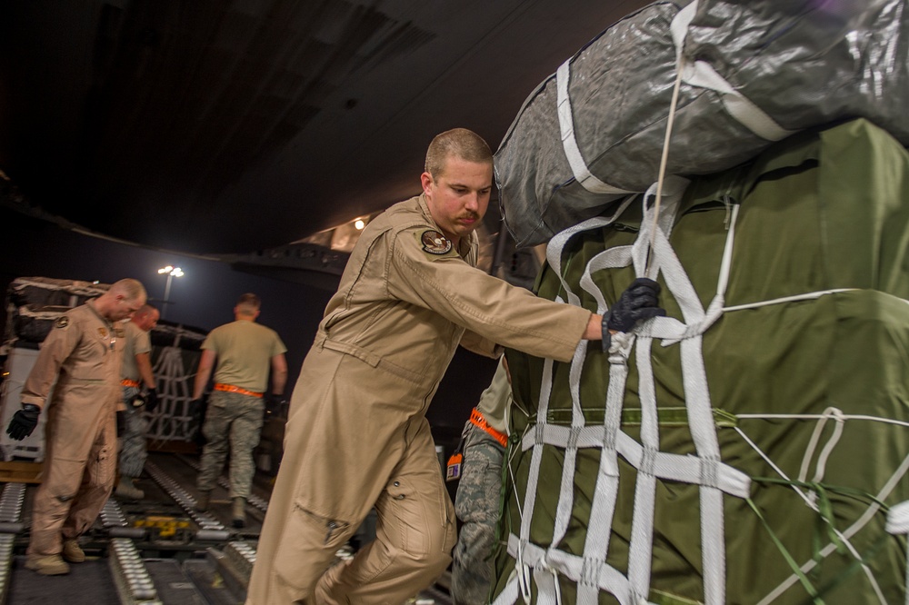 Preparing the cargo area