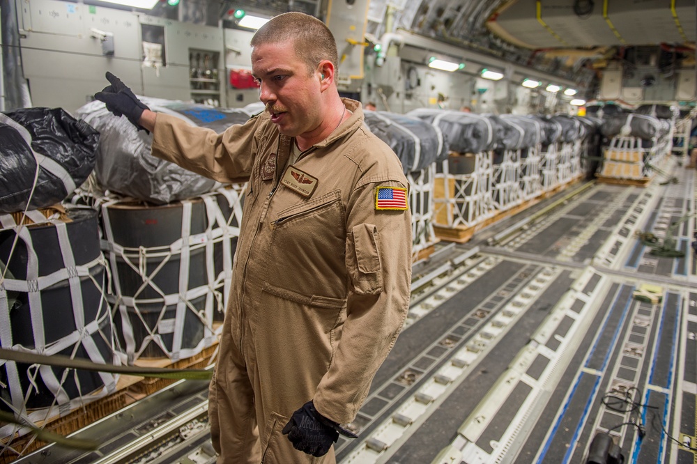 Preparing the cargo area