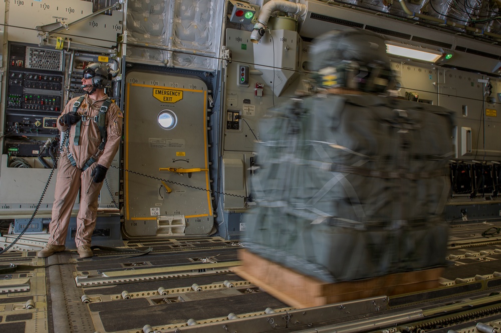 Preparing the cargo area