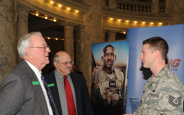 Idaho National Guard displays equipment for legislators