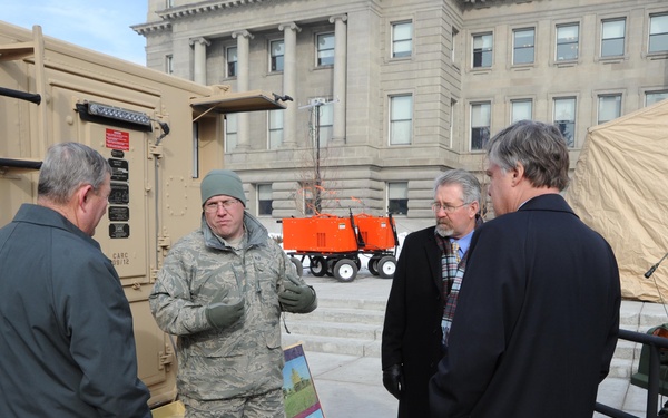 Idaho National Guard displays equipment for legislators