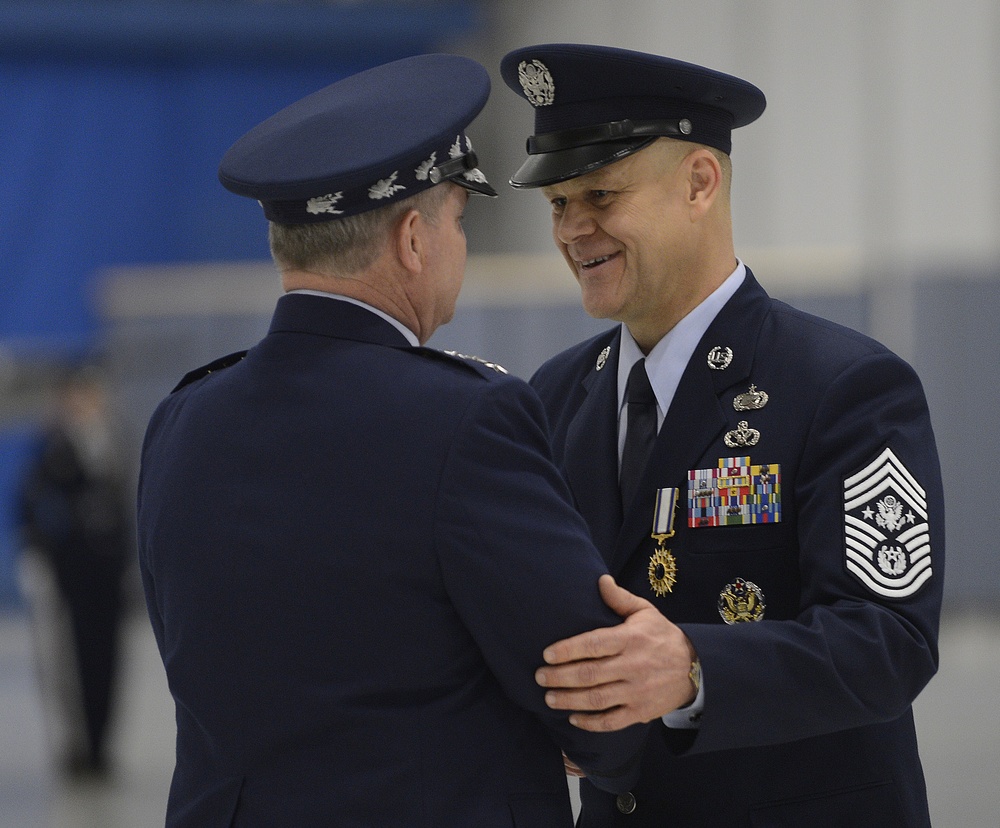 CMSAF Roy's retirement and transition ceremony