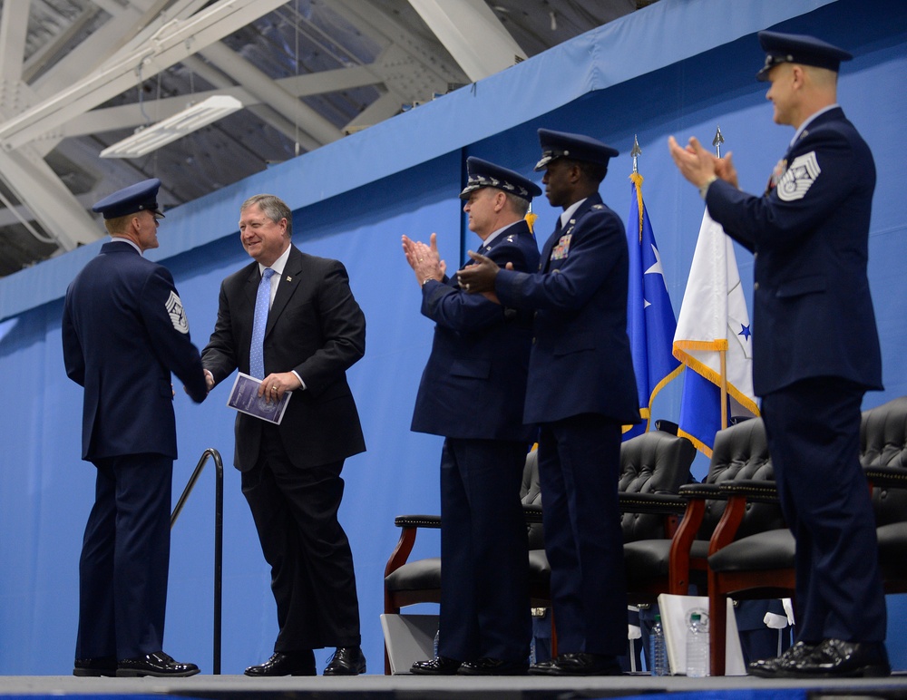 CMSAF Roy's retirement and transition ceremony