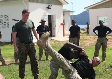 SPDF Tazar Special Forces, US Marines share combative practices