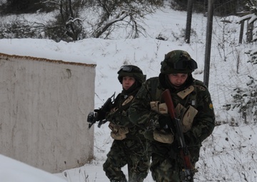 Police advisory team and military advisory team Training II at the Joint Multinational Readiness Center