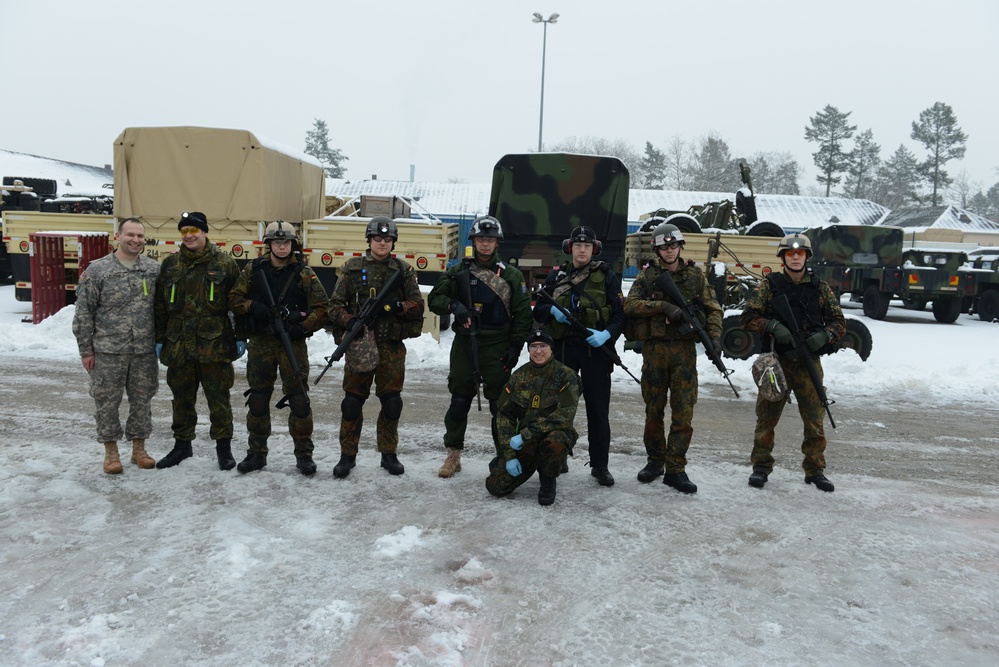 Multinational combat medical training