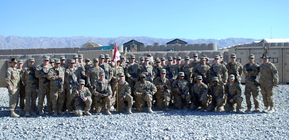 Bravo Troop, 2-1 CAV receives the Draper Armor Leadership Award