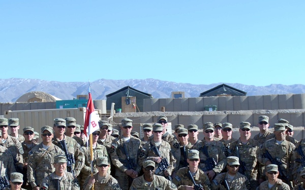 Bravo Troop, 2-1 CAV receives the Draper Armor Leadership Award