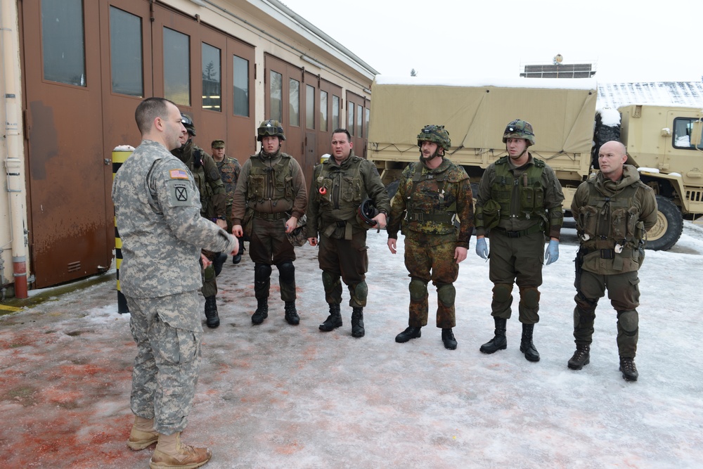 Multinational combat medical training
