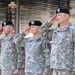 Division West conducts change of command ceremony