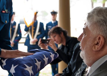Lake Charles Coast Guard members honor the life of World War II veteran