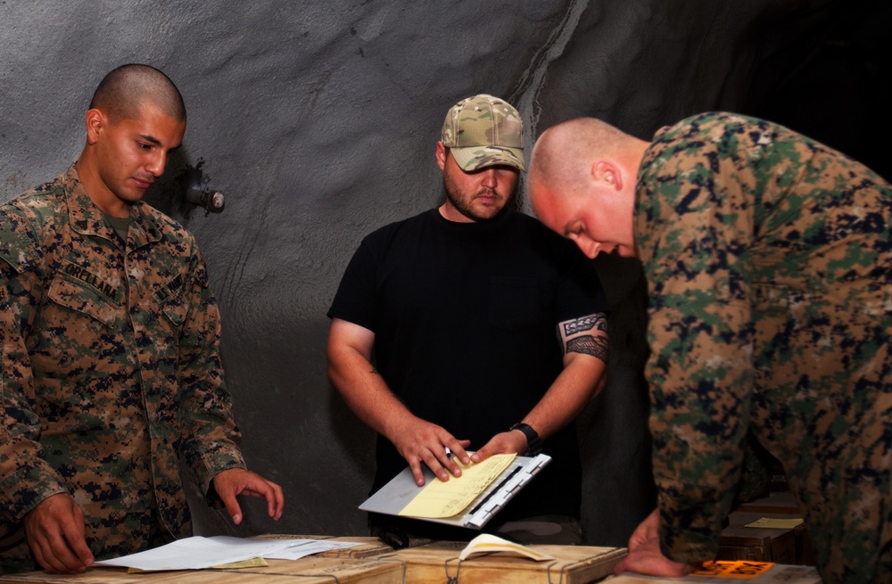 Marines, sailors handle MCB Hawaii's ordnance supply