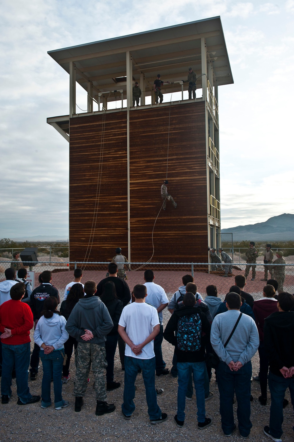 JROTC cadets experience a day in the military