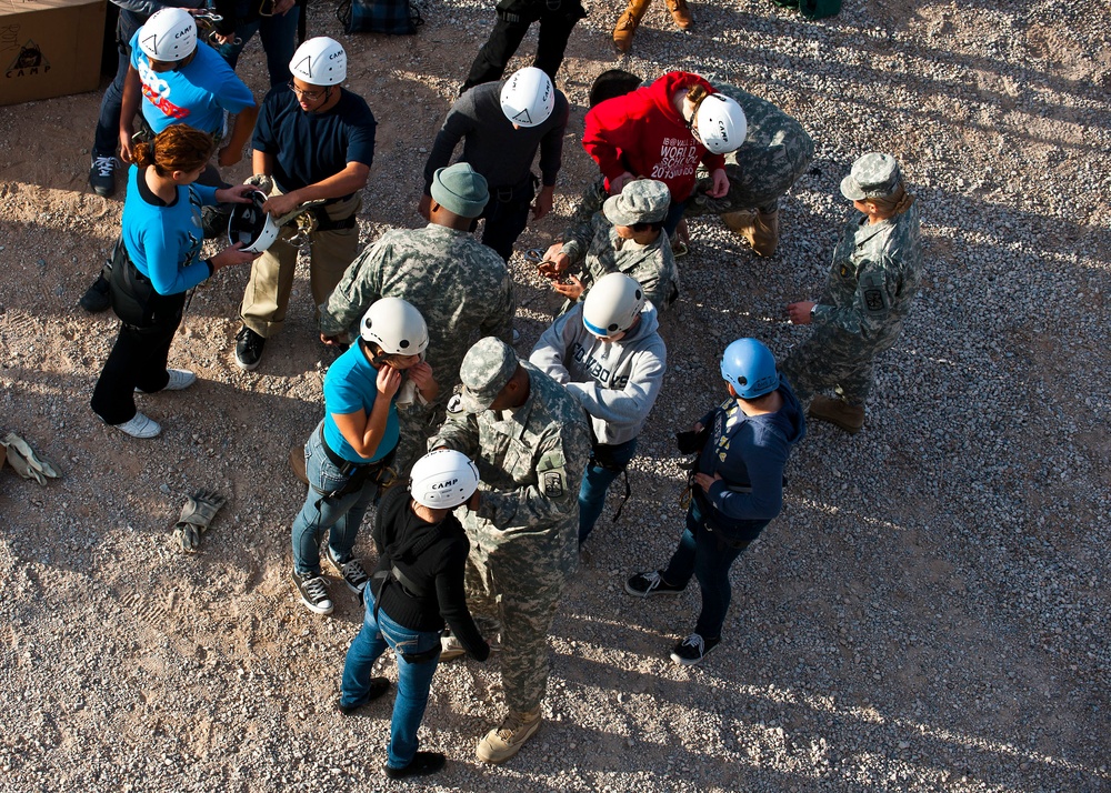 JROTC cadets experience a day in the military