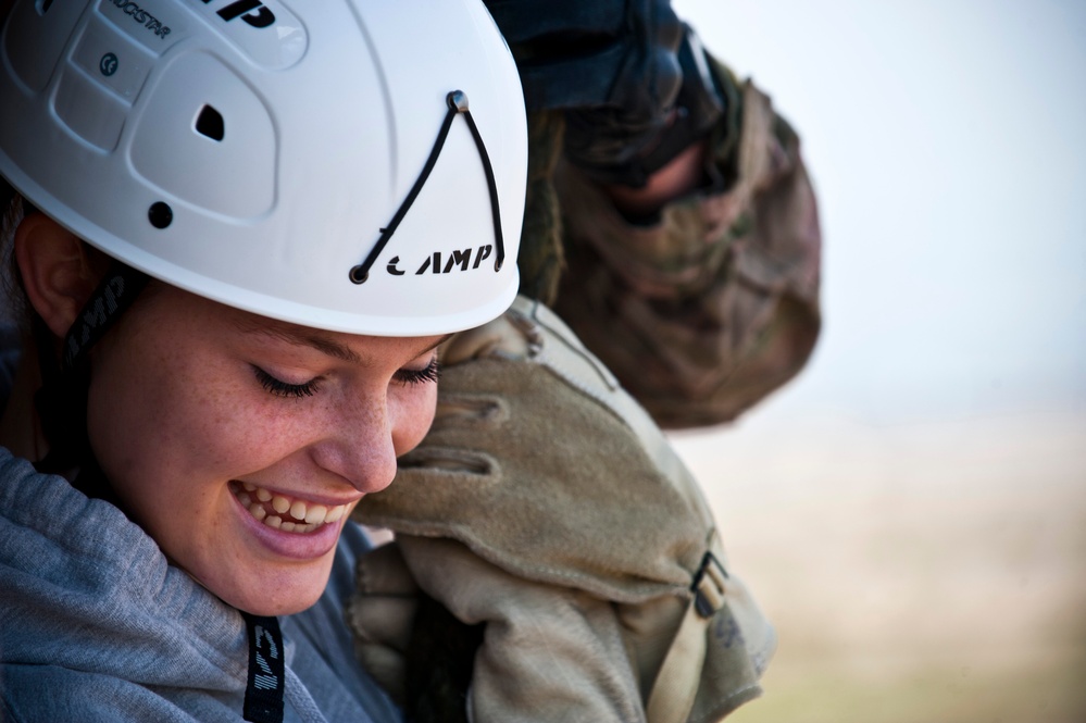 JROTC cadets experience a day in the military