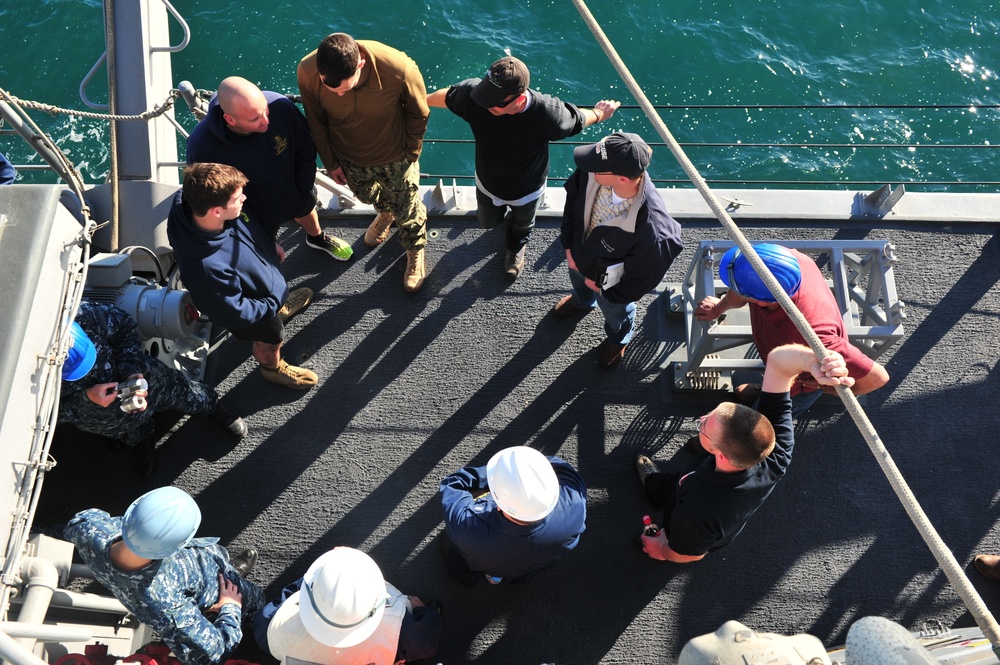 Mine countermeasure training operations