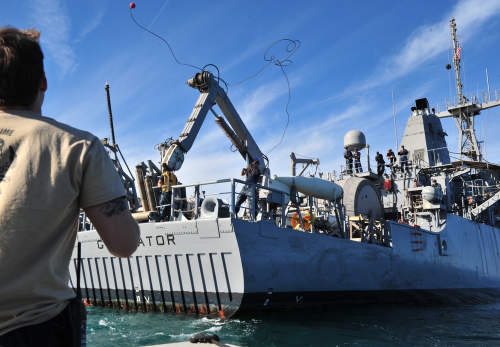 Mine countermeasure training operations