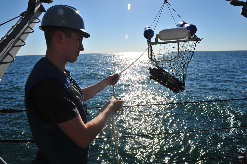 Mine countermeasure training operations