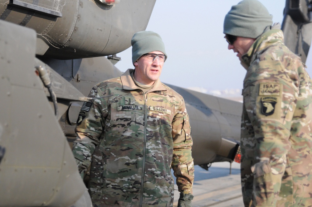 Task Force Condor pilots protect from above