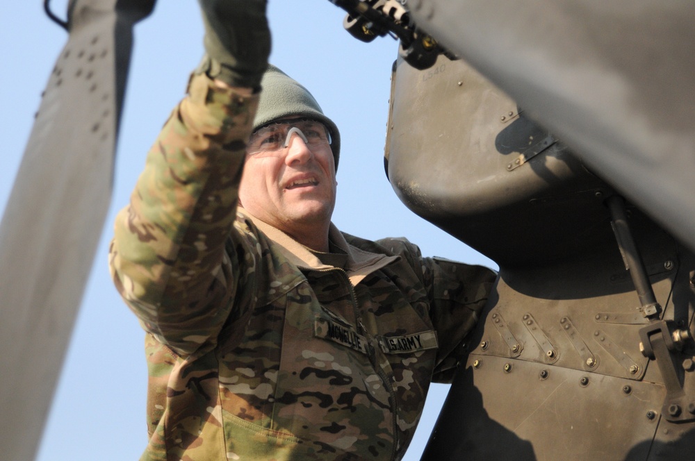 Task Force Condor pilots protect from above