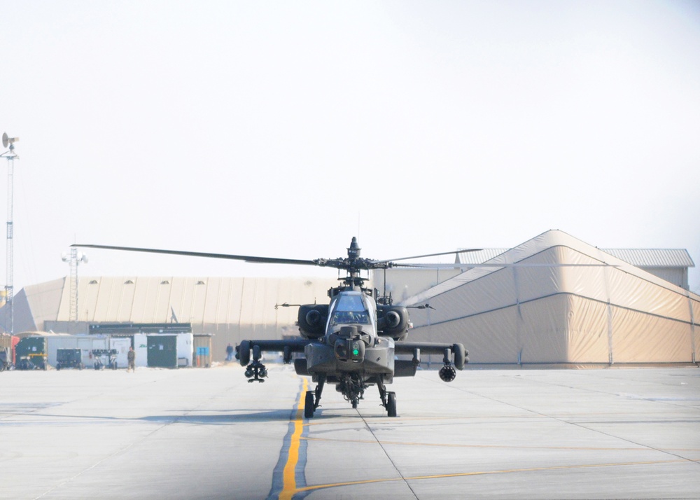 Task Force Condor pilots protect from above