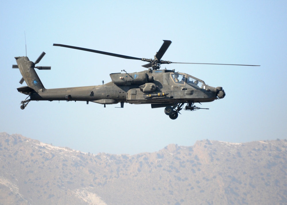 Task Force Condor pilots protect from above