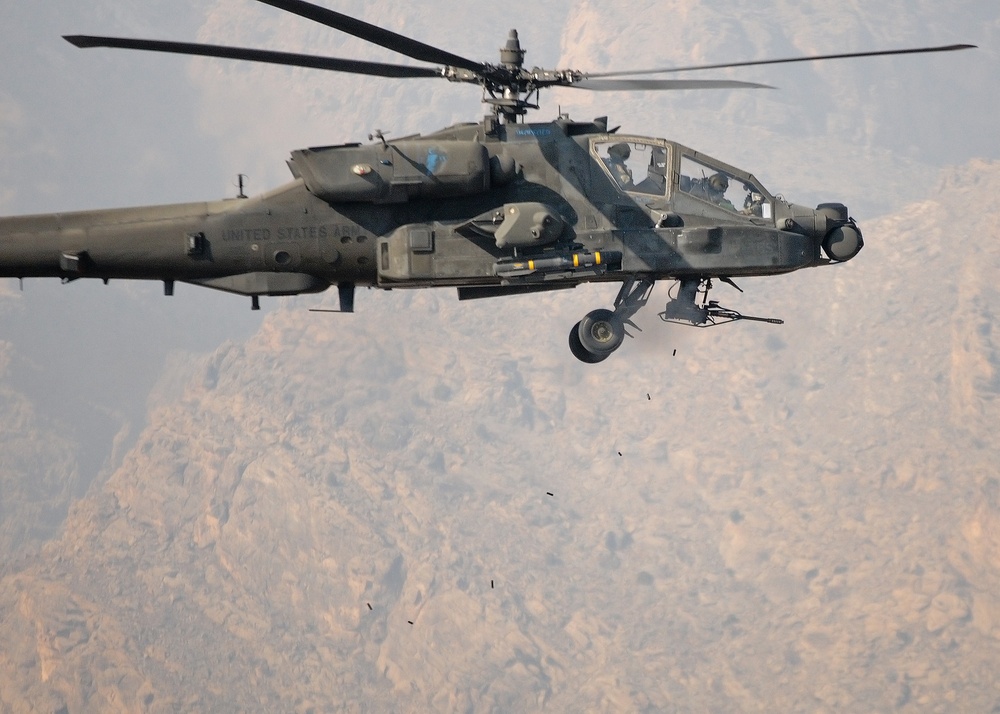 Task Force Condor pilots protect from above