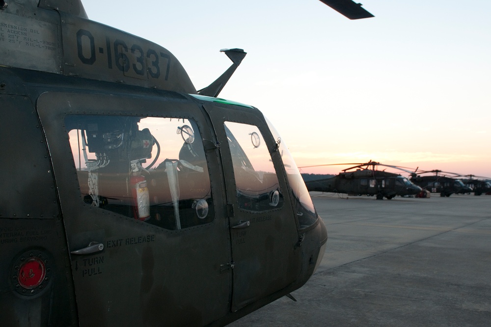 SC Army National Guard Aviation flies the OH-58 for the last time