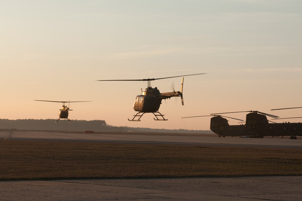 SC Army National Guard Aviation flies the OH-58 for the last time