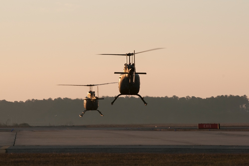 SC Army National Guard Aviation flies the OH-58 for the last time