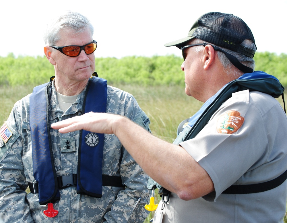 Corps deputy commanding general visits south Florida project sites