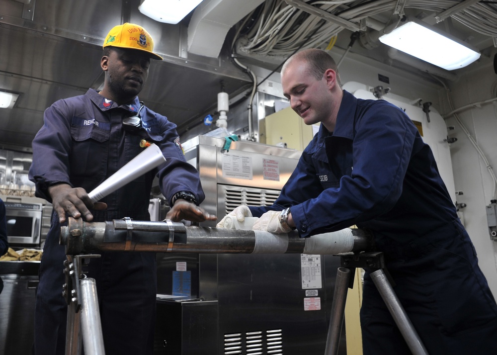 Emergency water activator repair patch