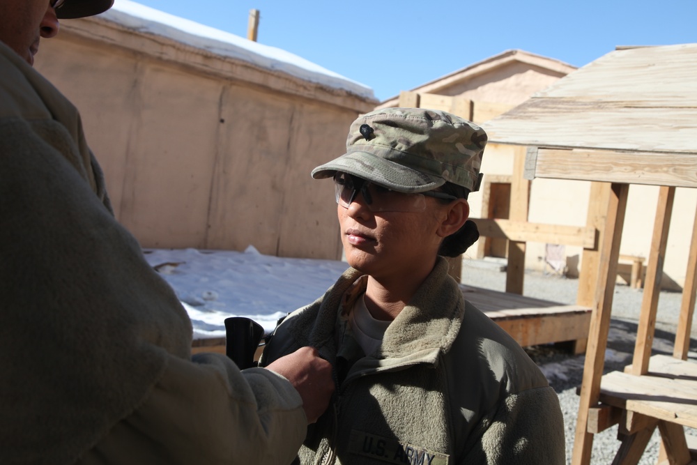 1/4 Cavalry promotion ceremony