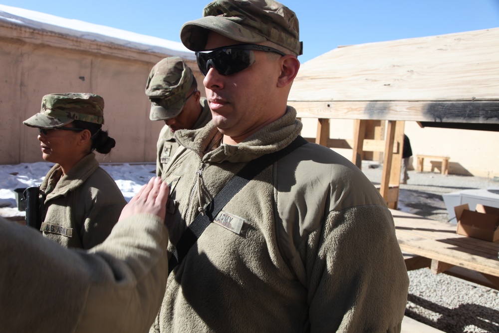 1/4 Cavalry promotion ceremony