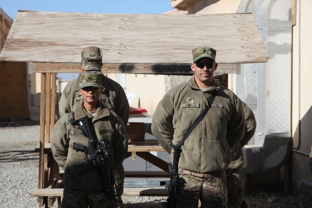 1/4 Cavalry promotion ceremony