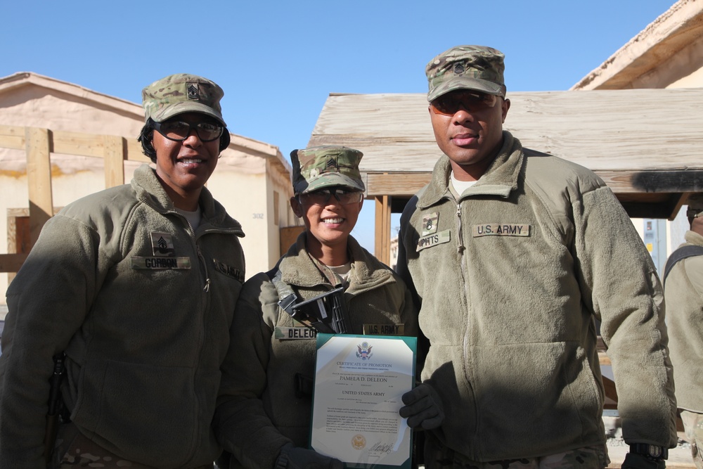 1/4 Cavalry promotion ceremony